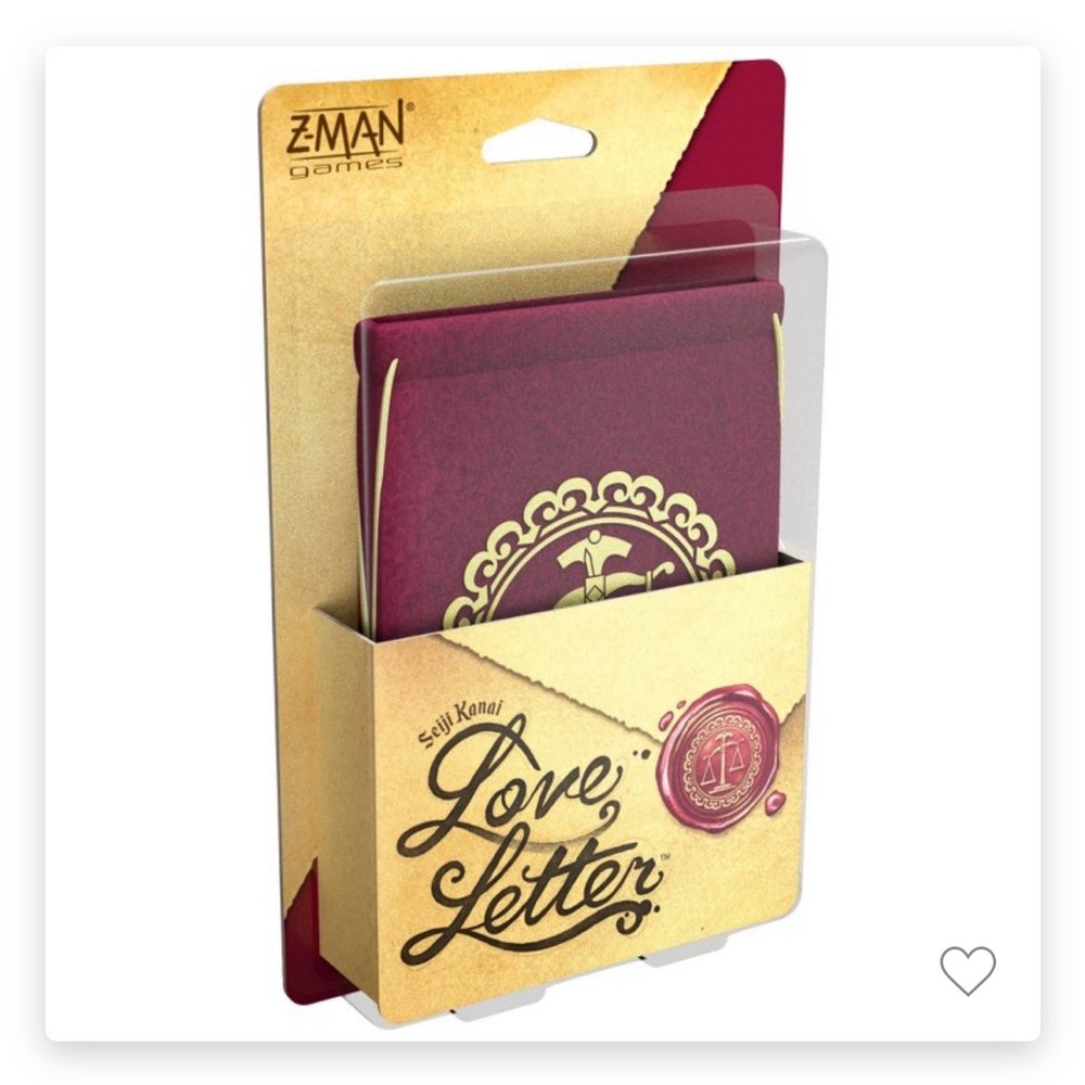 Nwt Love Letter Board Game